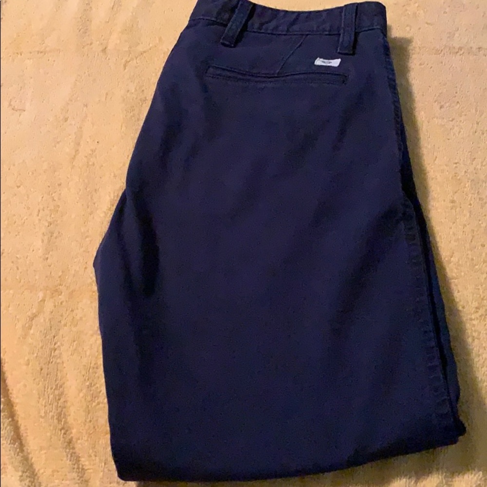 Man khaki pants.